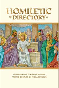 The cover image from the Homiletic Directory from the Vatican’s Congregation for Divine Worship and the Discipline of the Sacraments.