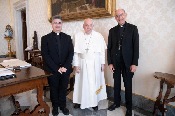 Msgr. Matteo, Pope Francis and Cardinal Fernandez
